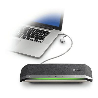 Altavoz portátil - HP 772C5AA, Bluetooth, Negro, Plata