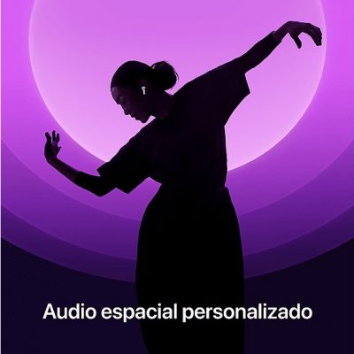 Apple AirPods 4 con Cancelación Activa de Ruido (2024 4ª gen), Inalámbricos, Bluetooth®, Estuche de carga USB-C con altavoz, Chip H2, Siri, Blanco