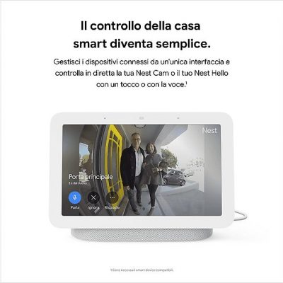 Asistente inteligente - GOOGLE Nest Hub, Bluetooth, Google Assistant, Carbón