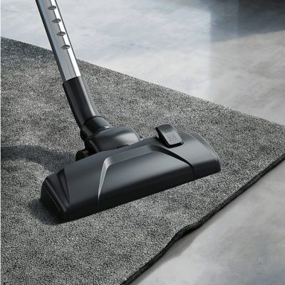 Aspirador con bolsa - AEG VX4-1-WR-A, 750 W, Depósito 3 l, Negro, Rojo