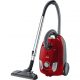 Aspirador con bolsa - AEG VX4-1-WR-A, 750 W, Depósito 3 l, Negro, Rojo