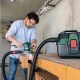 Aspirador con bolsa - BOSCH AdvancedVac 18V-8, 45 W, Depósito 8 l, Negro