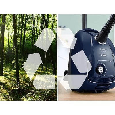 Aspirador con bolsa - BOSCH AKLBB1670809438, 600 W, Depósito 4 l, Azul