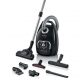 Aspirador con bolsa - BOSCH AKLBB1670810431, 650 W, Depósito 5 l, Negro