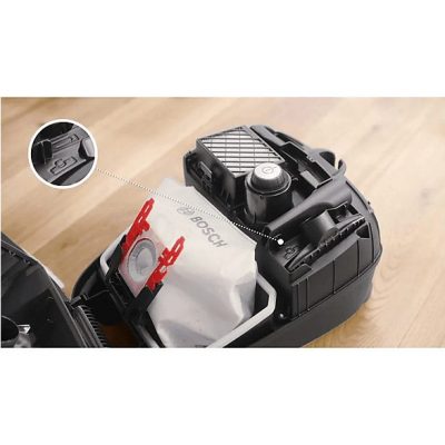 Aspirador con bolsa - BOSCH BGB41HYG1H, 600,00 W, Depósito 4,00 l, Bicolor
