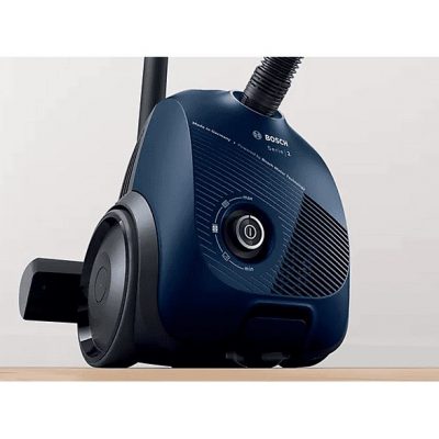 Aspirador con bolsa - BOSCH BGBS2BU1T, 850 W, Depósito 3,5 l, Negro