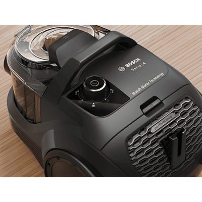 Aspirador con bolsa - BOSCH BGC21X300, 550 W, Depósito 2 l, Negro