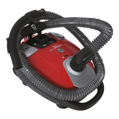 Aspirador con bolsa - HOOVER 39002270, 850 W, Depósito 3,5 l, Rojo