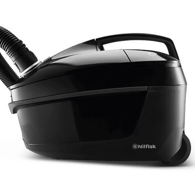 Aspirador con bolsa - NILFISK 128350551, 650 W, Potencia de succión 280 AirWatt, Depósito 3,6 l, Negro