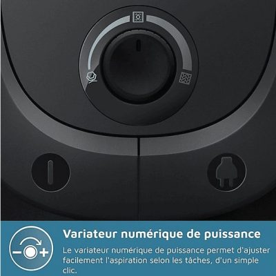 Aspirador con bolsa - PHILIPS 5000 series XD5123/10, 900 W, Potencia de succión 900 W, Depósito 4 l, Negro