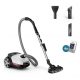 Aspirador con bolsa - PHILIPS 6000 series XD6122/12, 900 W, Depósito 4 l, Blanco