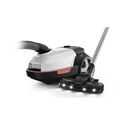 Aspirador con bolsa - PHILIPS 6000 series XD6122/12, 900 W, Depósito 4 l, Blanco