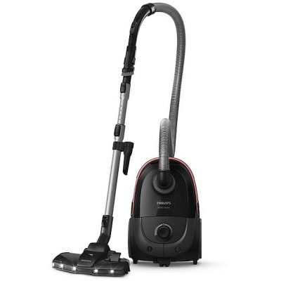 Aspirador con bolsa - PHILIPS 6000 series XD6142/12, 900 W, Depósito 4 l, Negro