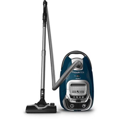 Aspirador con bolsa - ROWENTA RO7451EA, 400 W, Depósito 4,5 l, Azul