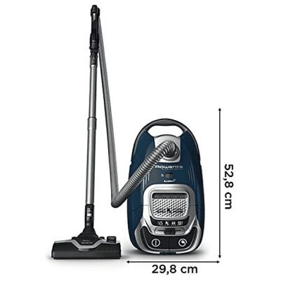 Aspirador con bolsa - ROWENTA RO7451EA, 400 W, Depósito 4,5 l, Azul