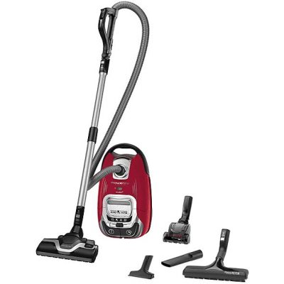 Aspirador con bolsa - ROWENTA RO7473EA, 400 W, Depósito 4,5 l, Rojo