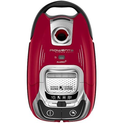 Aspirador con bolsa - ROWENTA RO7473EA, 400 W, Depósito 4,5 l, Rojo