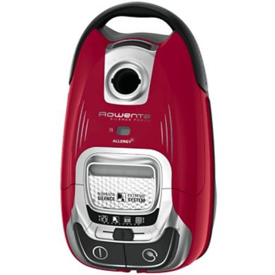 Aspirador con bolsa - ROWENTA RO7473EA, 400 W, Depósito 4,5 l, Rojo