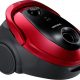 Aspirador con bolsa - SAMSUNG VC07M25E0WR/GE, 750 W, Potencia de succión 200 AirWatt, Depósito 2,5 l, Negro, Rojo