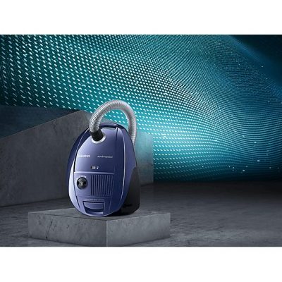 Aspirador con bolsa - SIEMENS VS06A111, 600 W, Depósito 4 l, Azul