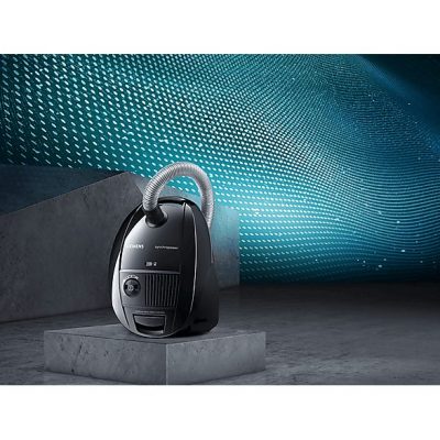Aspirador con bolsa - SIEMENS VS06A212, 600 W, Depósito 4 l, Negro