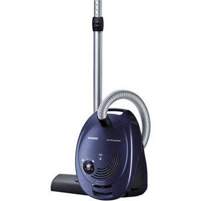 Aspirador con bolsa - SIEMENS VS06B1110, 700 W, Potencia de succión 700 W, Depósito 4 l, Azul