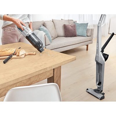Aspirador de mano - BOSCH AKLBB1612370930, Depósito 0,4 l, Autonomía 55 min, Gris