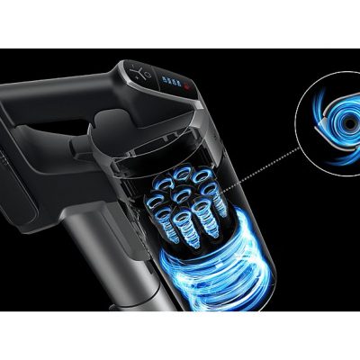 Aspirador de mano - SAMSUNG Jet 60 turbo, 410 W, Potencia de succión 150 W, Depósito 0,8 l, Autonomía 40 min, Negro