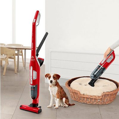 Aspirador escoba - BOSCH BBH3ZOO25, 106 W, Depósito 0,4 l, Autonomía 55 min, Rojo