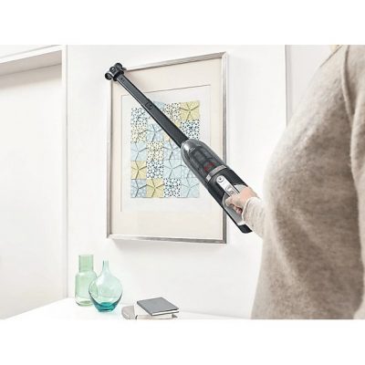 Aspirador escoba - BOSCH BBH3ZOO28, 25,2 V, Potencia de succión 25 AirWatt, Depósito 0,4 l, Negro, Rojo