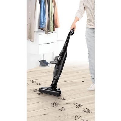 Aspirador escoba - BOSCH BBHF220, 38,7 W, Depósito 0,4 l, Autonomía 40 min, Negro