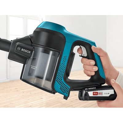 Aspirador escoba - BOSCH BBS611LAG, 6 W, Depósito 0,3 l, Autonomía 8.0 min, Azul