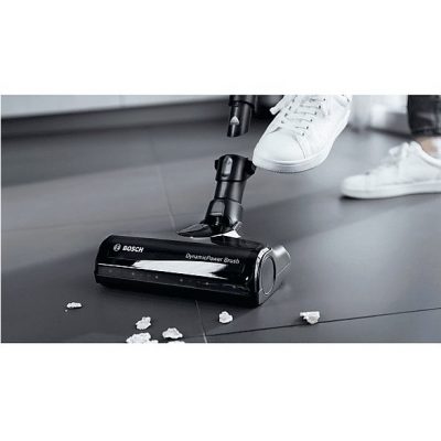 Aspirador escoba - BOSCH BBS711W, 54 W, Depósito 0,3 l, Autonomía 40 min, Inox
