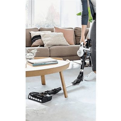 Aspirador escoba - BOSCH BBS711W, 54 W, Depósito 0,3 l, Autonomía 40 min, Inox