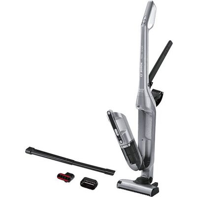 Aspirador escoba - BOSCH BCH3P210, 21,6 V, Depósito 0,4 l, Autonomía 50 min, Negro