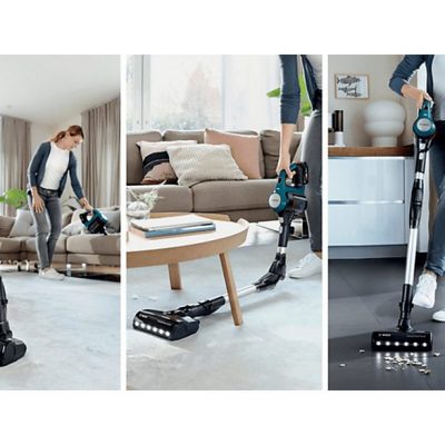 Aspirador escoba - BOSCH BSS71125AH, 500 W, Depósito 0,3 l, Autonomía 35 min, Negro