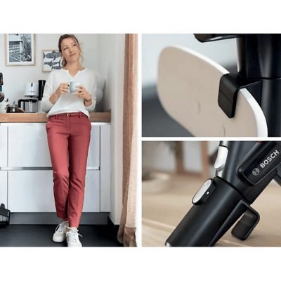 Aspirador escoba - BOSCH BSS71125AH, 500 W, Depósito 0,3 l, Autonomía 35 min, Negro