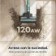 Aspirador escoba - CECOTEC Cecotec Conga Rockstar 2500 Thunder Pet Flex, 400 W, Potencia de succión 30 kPa, Depósito 500 ml, Autonomía 120 min, Multicolor
