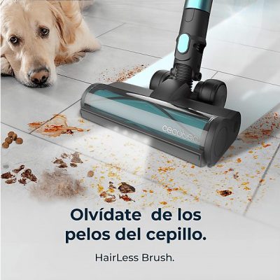 Aspirador escoba - CECOTEC Cecotec Conga Rockstar 2500 Thunder Pet Flex, 400 W, Potencia de succión 30 kPa, Depósito 500 ml, Autonomía 120 min, Multicolor