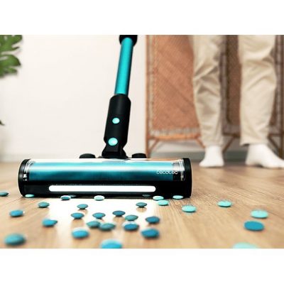 Aspirador escoba - Cecotec RX50 Pet Flex, 300 AW, 780 W, 90 min, Cepillo HairLess, Tubo flexible, Kit completo, Negro/Azul