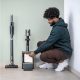 Aspirador escoba - Cecotec Scoba 3000 Station 2 en 1 ultraligero con base de autovaciado, 210 W, 20 kPa, Autonomía 40 min, Cepillo Jalisco, Azul