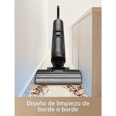 Aspirador escoba - Dreame H12 Pro, 300 W, Seco y Húmedo, 35 min de Autonomía, Sin cables, Tanque de agua limpia de 900 ml, Negro