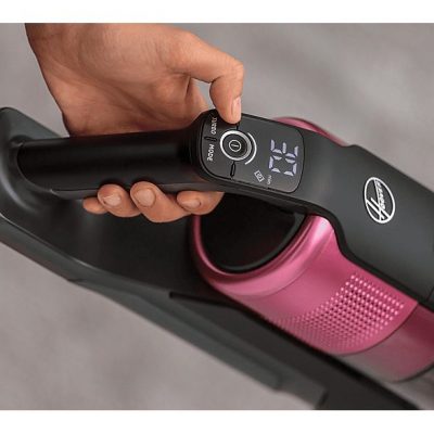 Aspirador escoba - HOOVER 39400998, 21,6 V, Potencia de succión 61 W, Depósito 0,7 l, Autonomía 30 min, Gris