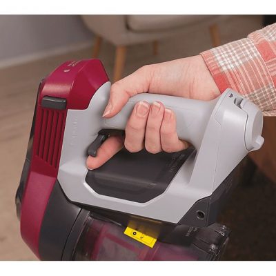 Aspirador escoba - HOOVER 39401007, 160 W, Depósito 0,9 l, Autonomía 30 min, Gris Lunar/Magenta/Titanio Grego