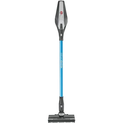 Aspirador escoba - HOOVER HF322TP 011, 240 W, Potencia de succión 240 W, Depósito 0,7 l, Autonomía 40 min, Gris Obsidiano & Azul Skyfall