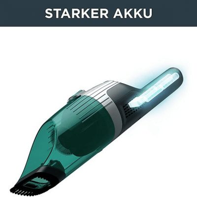 Aspirador escoba - ROWENTA RH1239WO, 145 W, Potencia de succión 200 AirWatt, Depósito 0,4 l, Autonomía 40 min, Negro y azul