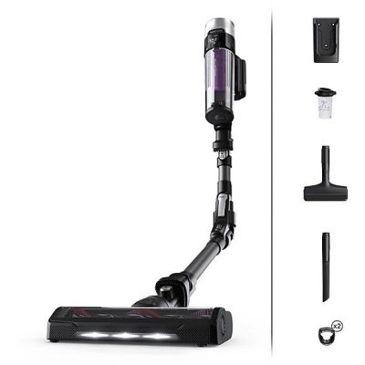 Aspirador escoba - ROWENTA RH2038, 250 W, Potencia de succión 100 AirWatt, Depósito 0,4 l, Autonomía 45 min, Negro