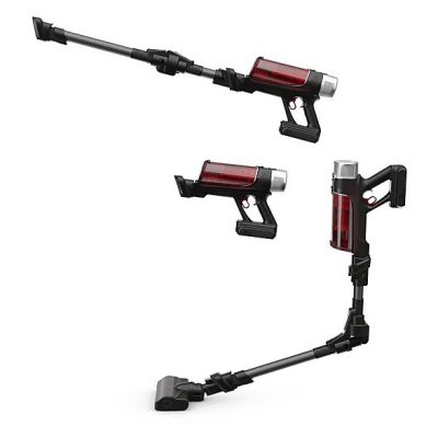 Aspirador escoba - ROWENTA RH2078WO, 250 W, Potencia de succión 100 AirWatt, Depósito 0,4 l, Autonomía 45 min, Negro, Rojo