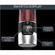 Aspirador escoba - ROWENTA RH2078WO, 250 W, Potencia de succión 100 AirWatt, Depósito 0,4 l, Autonomía 45 min, Negro, Rojo