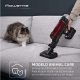 Aspirador escoba - Rowenta RH2079 X-Force Flex 9.60 Animal Care, 200 W, 0.4 L, 45 min, Tecno.Ciclónica, 3 modos, Ultraligera, Especial Mascotas, Roja